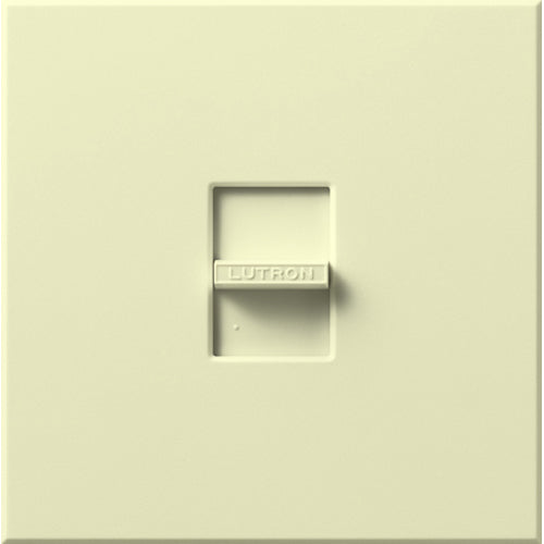 Lutron Nova 277V 6A Fluorescent Single-Pole Slide-To-Off Dimmer Almond (NF-20-277-AL)