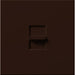 Lutron Nova 20Bal Fluorescent Single-Pole Slide-To-Off Dimmer Brown (NF-20-BR)