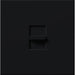 Lutron Nova 30Bal Fluorescent Single-Pole Slide-To-Off Dimmer Black (NF-30-BL)