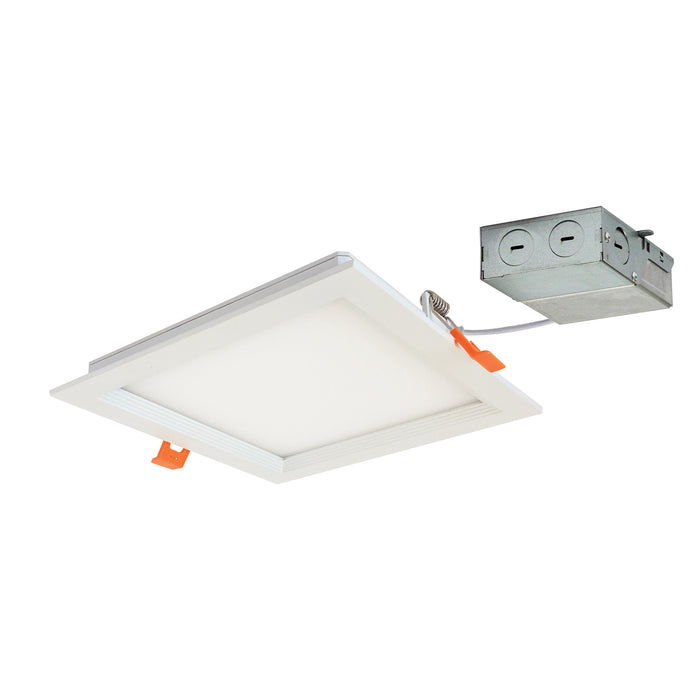 Nora 6 Inch FLIN Square Recessed LED 1150Lm 3000K 16W 120V Triac/ELV Dimming White (NFLIN-S61030WWLE3)