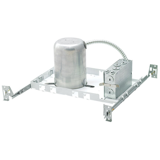 Nora 4 Inch IC Airtight LED Dedicated New Construction Housing 120V Triac/ELV Dimming With Emergency Battery And Remote Test Switch (NHIC-4LMRAT/EM)