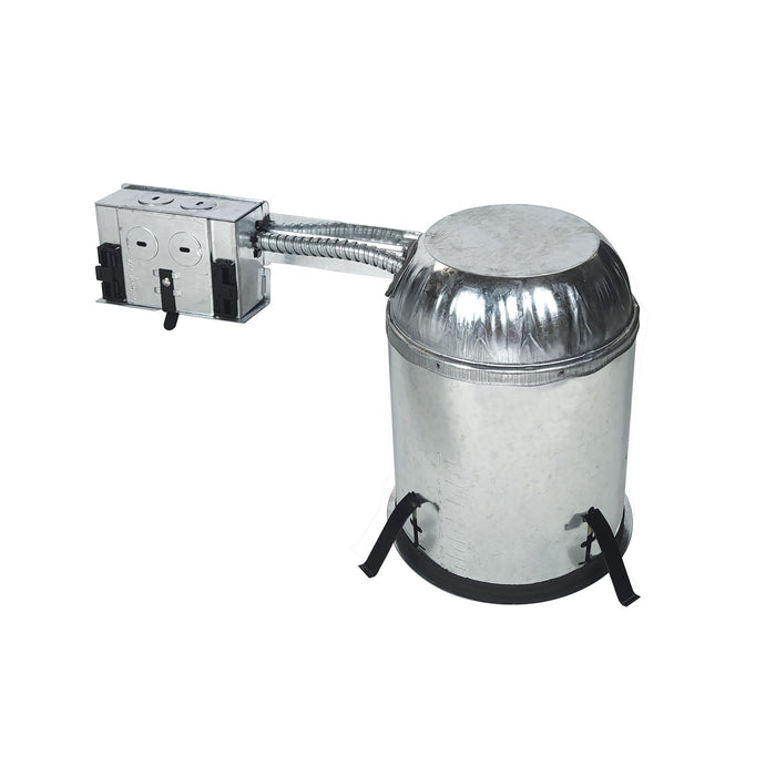 Nora 5 Inch IC At LED Dedicated Remodel Housing 120-277V Triac/ELV Or 0-10V Dimming Pre-Wired For Cobalt Series LE4 Emergency (NHRIC-5LMRAT/6WPEM)