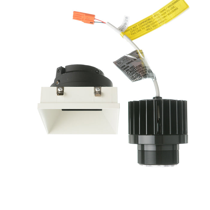 Nora 4 Inch Iolite Plus Square Trimless Adjustable 1500Lm/2000Lm (Varies By Housing) 3000K White Finish (NIO-4PSTLA30XWW/HL)