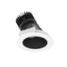 Nora 4 Inch Iolite LED Round Adjustable Slot 1500Lm/2000Lm [Varies By Housing] 5000K Black Reflector/Matte Powder White Flange (NIO-4RSLA50XBMPW/HL)