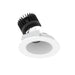 Nora 4 Inch Iolite LED Round Adjustable Slot 1500Lm/2000Lm [Varies By Housing] 3500K Matte Powder White Reflector/Flange (NIO-4RSLA35XMPW/HL)