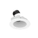 Nora 4 Inch Iolite LED Round Adjustable Slot 1000Lm 14W 3500K Matte Powder White Reflector/Matte Powder White Flange (NIO-4RSLA35XMPW/10)