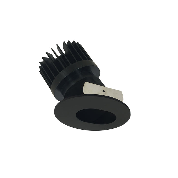 Nora 4 Inch Iolite LED Round Adjustable Slot Aperture 1500Lm/2000Lm/2500Lm [Varies By Housing] Comfort Dim Black Slot Aperture/Black Flange (NIO-4RSLCDXBB/HL)