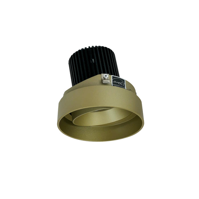 Nora 4 Inch Iolite LED Round Trimless Adjustable 10 Degree Optic 850Lm 12W 3000K Champagne Haze Adjustable Champagne Haze Reflector (NIO-4RTLA30QCH)