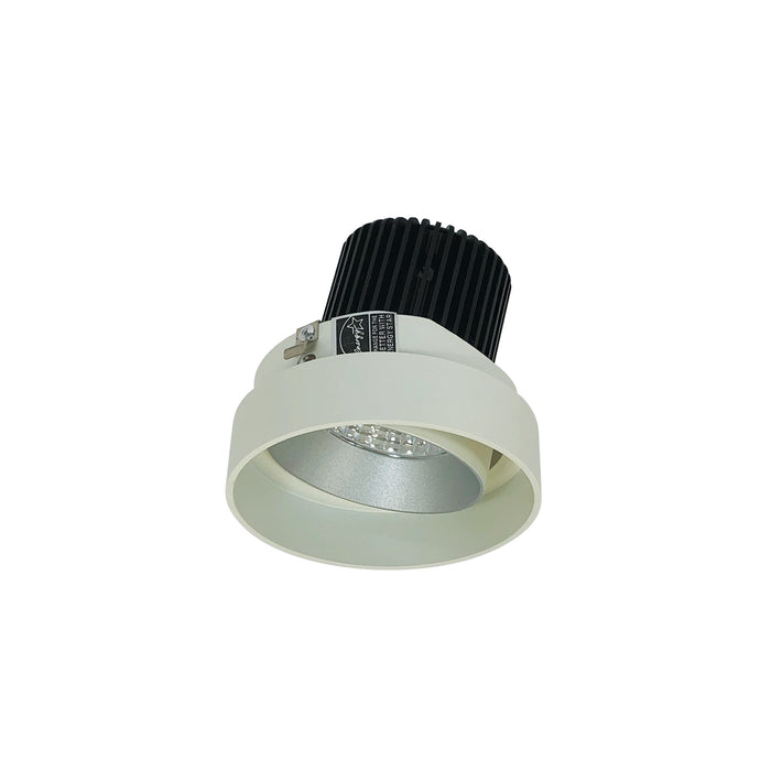 Nora 4 Inch Iolite LED Round Trimless Adjustable 10 Degree Optic 850Lm 12W 2700K Haze Adjustable White Reflector (NIO-4RTLA27QHW)