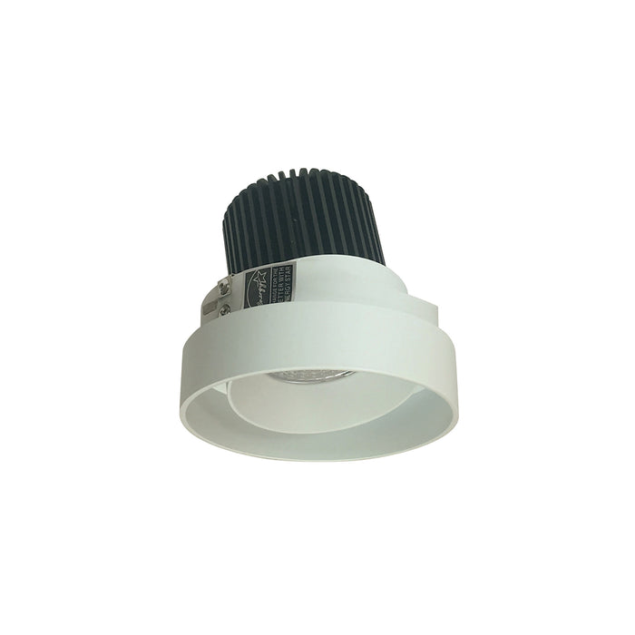 Nora 4 Inch Iolite LED Round Trimless Adjustable 10 Degree Optic 850Lm 12W 2700K White Adjustable White Reflector (NIO-4RTLA27QWW)