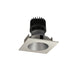 Nora 4 Inch Iolite LED Square Reflector Round Aperture 1500Lm/2000Lm/2500Lm [Varies By Housing] Comfort Dim Haze Reflector/White Flange (NIO-4SNDCCDXHW/HL)