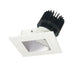 Nora 4 Inch Iolite LED Square Wall Wash 1500Lm/2000Lm [Varies By Housing] Comfort Dim Haze Reflector/Matte Powder White Flange (NIO-4SWCDXHZMPW/HL)