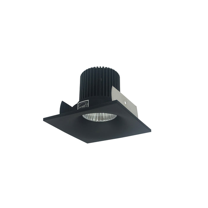 Nora 2 Inch Iolite LED Square Bullnose 10 Degree Optic 850Lm 12W 2700K Black Finish (NIOB-2SNB27QBB)