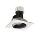 Nora 4 Inch Iolite Retrofit Square Regress Cone Adjustable 2700K 1000Lm Black/White (NIR-4SC27XBW/10)