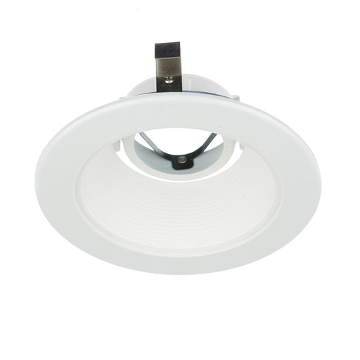 Nora 4 Inch Low Voltage Phenolic STEPP Baffle White (NL-410P)