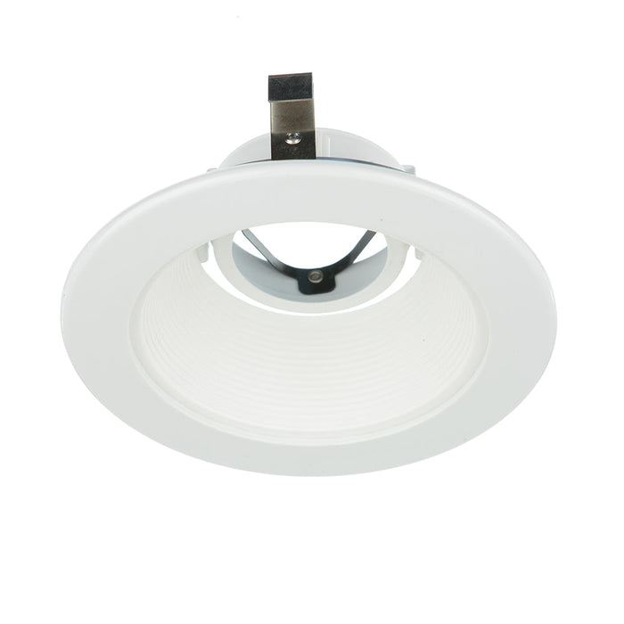 Nora 4 Inch Low Voltage Phenolic STEPP Baffle White (NL-410P)