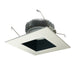 Nora 6 Inch Cobalt Dedicated High Lumen Square/Square 1500Lm Comfort Dim Black Reflector/White Flange (NLCB2-65615CDBW)