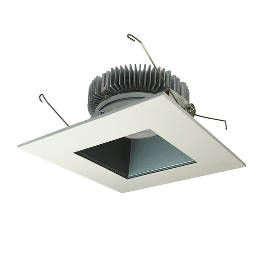 Nora 6 Inch Cobalt Dedicated High Lumen Square/Square 1500Lm Comfort Dim Pewter Reflector/White Flange (NLCB2-65615CDPW)
