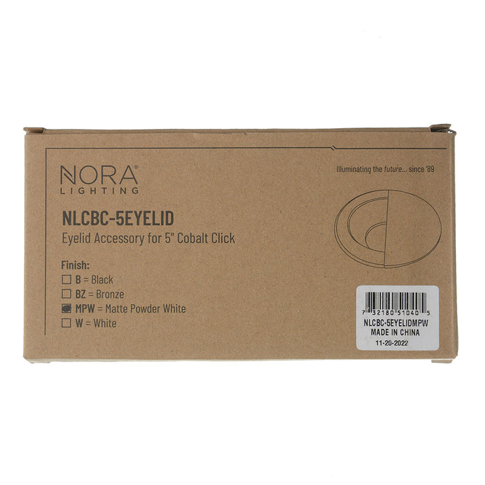 Nora 5 Inch Eyelid For Cobalt And Cobalt Click (NLCBC-5EYELIDMPW)