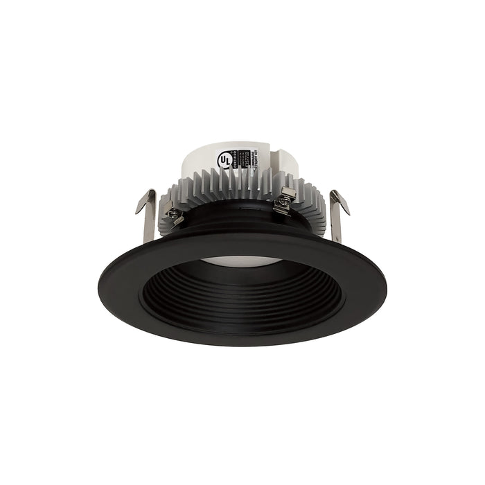 Nora 4 Inch Cobalt Click Round Retrofit Baffle 1000Lm 13.5W CCT Selectable 2700K/3000K/3500K/4000K/5000K Black Baffle/Black Flange (NLCBC2-452TWBB/10)