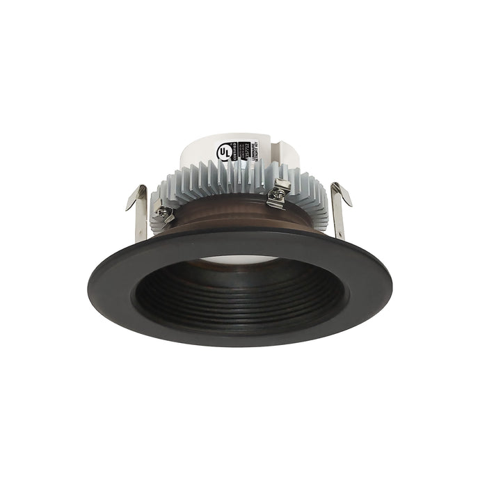 Nora 4 Inch Cobalt Click Round Retrofit Baffle 1000Lm 13.5W CCT Selectable 2700K/3000K/3500K/4000K/5000K Bronze Baffle/Bronze Flange (NLCBC2-452TWBZBZ/10)