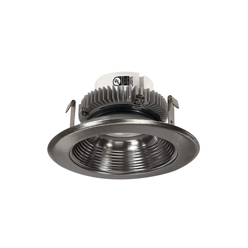 Nora 4 Inch Cobalt Click Round Retrofit Baffle 1000Lm 13.5W CCT Selectable 2700K/3000K/3500K/4000K/5000K Natural Metal Baffle/Natural Metal Flange (NLCBC2-452TWNN/10)