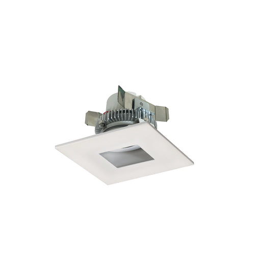 Nora 4 Inch Cobalt Click LED Retrofit Square Pinhole 750Lm 10W 3500K White Flange (NLCBC2-45535WW/A)