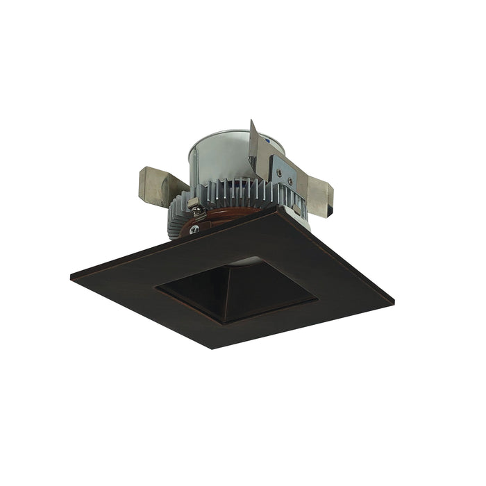 Nora 4 Inch Cobalt Click 750Lm LED Retrofit Square/Square Regress 10W 2700K Bronze 120V Triac/ELV Dimming (NLCBC2-45627BZBZ/A)