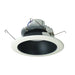 Nora 6 Inch Cobalt Click LED Retrofit Round Reflector 750Lm 10W 4000K Black Reflector White Flange (NLCBC2-65140BW/A)