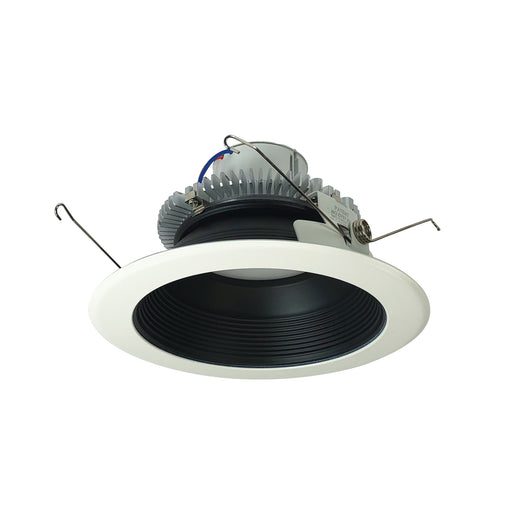 Nora 6 Inch Cobalt Click 750Lm LED Retrofit Round Baffle 10W 3500K Black/White 120V Triac/ELV Dimming (NLCBC2-65235BW/A)