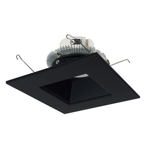 Nora 6 Inch Cobalt Click Square Retrofit Reflector Square Aperture 1000Lm 13.5W CCT Selectable 2700K/3000K/3500K/4000K/5000K Black (NLCBC2-656TWBB/10)