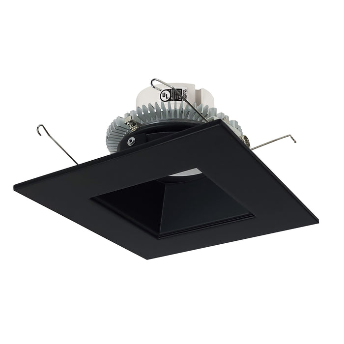 Nora 6 Inch Cobalt Click Square Retrofit Reflector Square Aperture 1000Lm 13.5W CCT Selectable 2700K/3000K/3500K/4000K/5000K Black (NLCBC2-656TWBB/10)