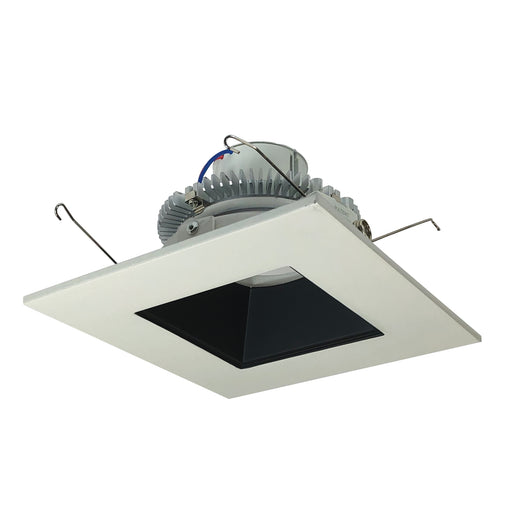 Nora 6 Inch Cobalt Click 1000Lm LED Retrofit Square /Square Regress 12W 3000K Black/White 120V Triac/ELV Dimming (NLCBC2-65630BW/10)