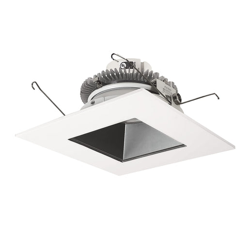 Nora 6 Inch Cobalt Click Square Retrofit Reflector Square Aperture 1000Lm 13.5W CCT Selectable 2700K/3000K/3500K/4000K/5000K Pewter (NLCBC2-656TWPW/10)