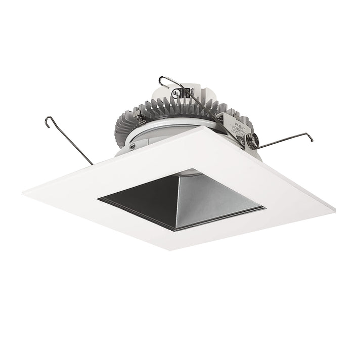 Nora 6 Inch Cobalt Click Square Retrofit Reflector Square Aperture 1000Lm 13.5W CCT Selectable 2700K/3000K/3500K/4000K/5000K Pewter (NLCBC2-656TWPW/10)