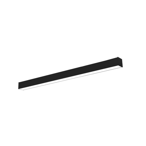 Nora 4 Foot L-Line LED Direct Linear Wattage/CCT Selectable 20W/30W/42W 3000K/3500K/4000K Black Finish (NLINSW-4334B)