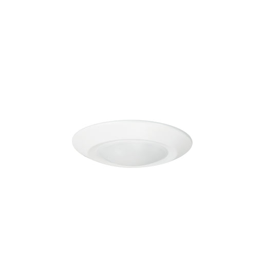 Nora 4 Inch Regressed AC Opal LED Surface Mount 700Lm 11W 3000K White Finish (NLOPAC-R4REGT2430W)