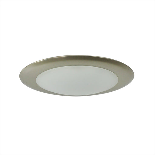 Nora 6 Inch AC Opal LED Surface Mount 1150Lm 16.5W 2700K Natural Metal Finish (NLOPAC-R6509T2427NM)