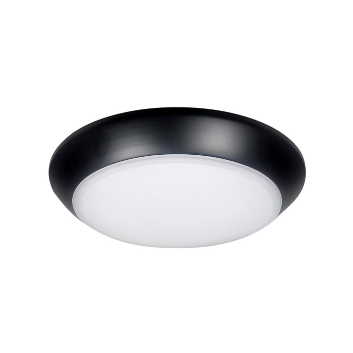 Nora 8 Inch AC Opal LED Surface Mount 2150Lm 30W 3000K Black Finish (NLOPAC-R8T2430B)
