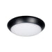 Nora 8 Inch AC Opal LED Surface Mount 2150Lm 30W 3000K Black Finish (NLOPAC-R8T2430B)