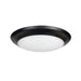 Nora 6 Inch AC Opal LED Surface Mount 1100Lm 16.5W 4000K Black Finish (NLOPAC2-R6509T2440B)