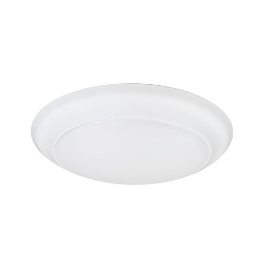 Nora 6 Inch AC Opal LED Surface Mount 1100Lm 16.5W 2700K White Finish (NLOPAC2-R6509T2427W)