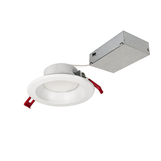 Nora 4 Inch Theia LED Downlight With Selectable CCT 950Lm 10W Matte Powder White Finish (NLTH-41TW-MPW)