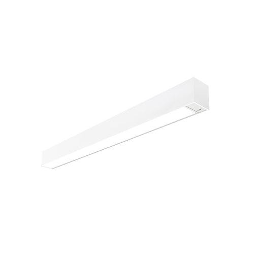 Nora 2 Foot L-Line LED Indirect/Direct Linear 3710Lm CCT Selectable 3000K/3500K/4000K White Finish With Motion Sensor (NLUD-2334W/OS)