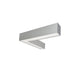 Nora L Shaped L-Line LED Indirect/Direct Luminaire Selectable CCT 3781Lm Aluminum Finish (NLUD-L334A)