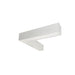 Nora L Shaped L-Line LED Indirect/Direct Luminaire Selectable CCT 3781Lm White Finish (NLUD-L334W)