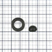 Nora 1 Inch Round M1 Scoop Trim Black (NM1-RAEYELIDB)