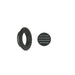 Nora 1 Inch Round M1 Louver Trim Black (NM1-RLOUVB)