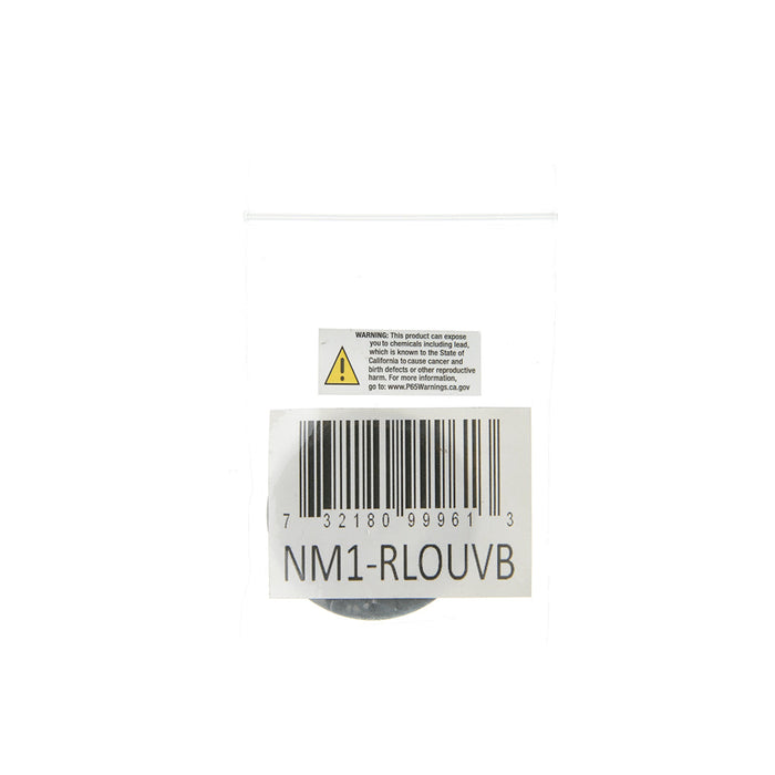 Nora 1 Inch Round M1 Louver Trim Black (NM1-RLOUVB)