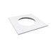 Nora 2 Inch M2 Square Trim Ring For NM2-2R270 Round Elbow Downlight Matte Powder White (NM2-2SETMPW)